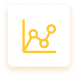 Line graph icon