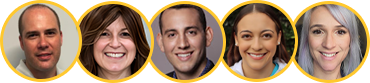 Ash Forsyth, Fran-Saperstein, Max Frankel, Melissa Ozdemir, Erika Patitucci
