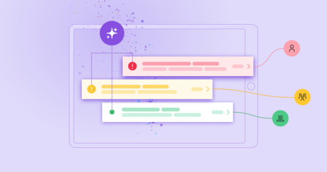 AI analyzes messages and categorizes them by urgency